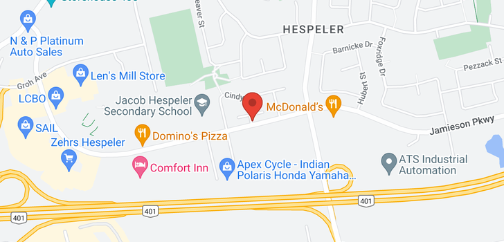 map of 24 -  375 HOLIDAY INN Drive